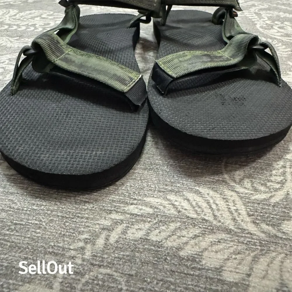 Teva Men's Original Universal Sandals Size 12 Standard Multicolor Green
